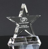 Crystal Star Award Trophy  41B