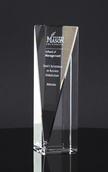 Crystal Victory Award Trophy 23D