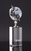 Optical Crystal Globe Large Tower  5A