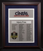 Large custom Framed award FR50