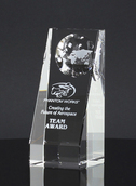 Crystal Award Wedge 15A